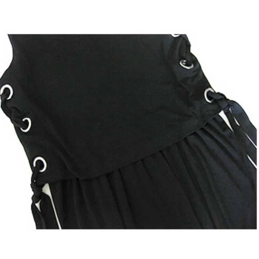 Michael Kors Grommet lace up maxi dress